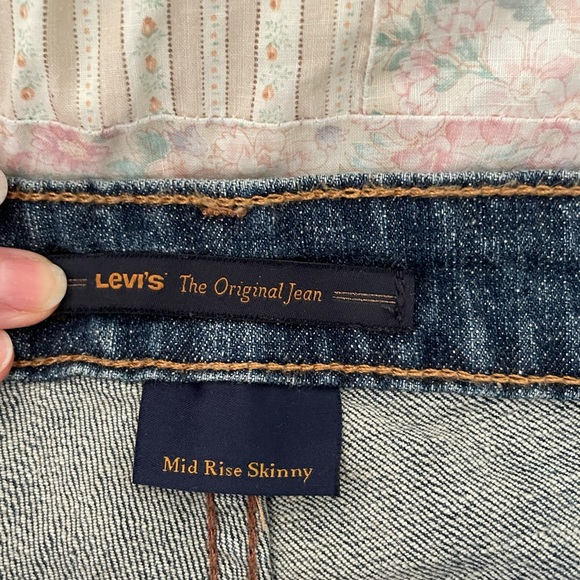 Levi’s the Original women’s straight leg skinny jeans size 8 mid high rise NWOT - Picture 8 of 15